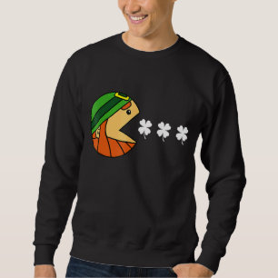 Sudadera Juego de video C St Patricks Day Gamer Niños Gamin