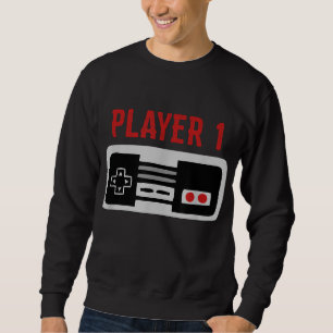 Sudadera Juego de video de la familia que coincide con el j