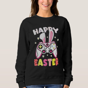 Sudadera Juego de video Easter Bunny Gaming Controller Game