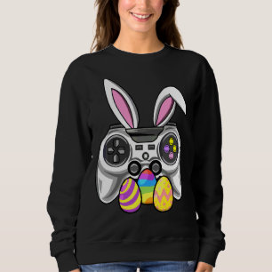 Sudadera Juego de video Easter Bunny Gaming Controller Game