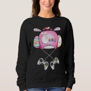 Sudadera Juego de video Easter Bunny Gaming Controller Game