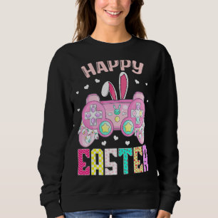 Sudadera Juego de video Easter Bunny Gaming Controller Game