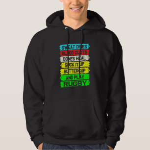 Sudadera Juego deportivo de equipo Jugar Rugby Fútbol Sweat