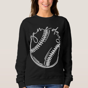 Sudadera Juego Día de Béisbol Vida en Béisbol, Softbol Vida