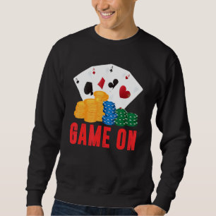 Sudadera Juego en Poker Dealer Casino Dealer Hombres Mujere