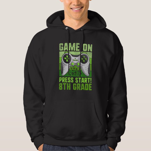 Sudadera Juego Infantil En Niño De 8º Grado Jugador De Vide (Anverso)