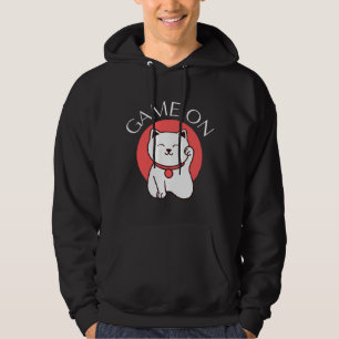 Sudadera Juego Japonés Con Encanto De Gato - Buenos Hombres