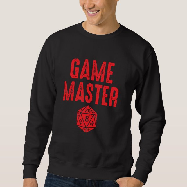 Sudadera Juego maestro Tabletop Rpg D20 Boardgame Gamer (Anverso)