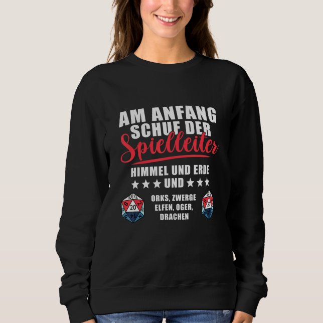 Sudadera Juego Master Dungeon Fantasy Juego de roles (Anverso)