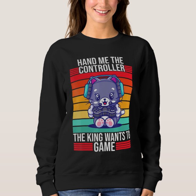 Sudadera Juego Me Mano El Control King Console Gamer (Anverso)