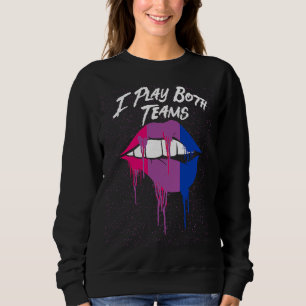 Sudadera Juego para ambos equipos Bisexual LGBTQ Orgullo Bi
