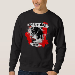Sudadera Juego Perro Apbt American Pitbull Terrier White Ed