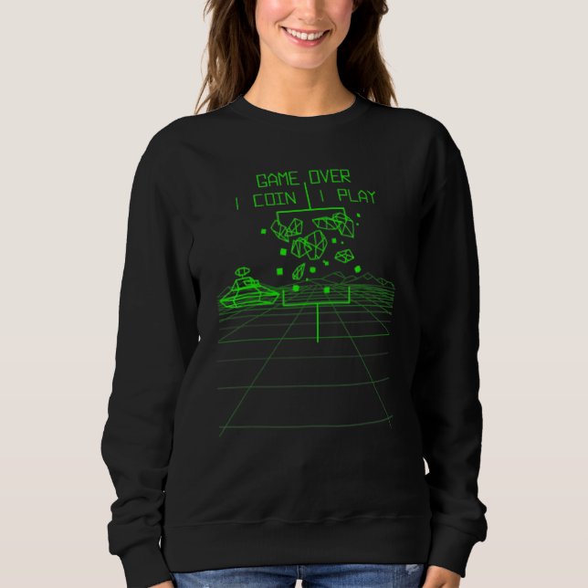Sudadera Juego sobre el clásico 70 Retro Video Arcade 8 (Anverso)