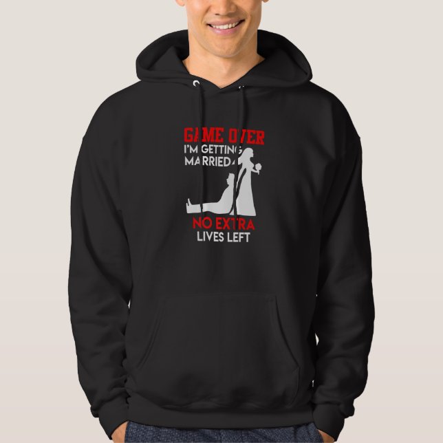 Sudadera Juego terminado  despedida de soltero novio boda (Anverso)