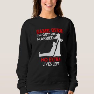 Sudadera Juego terminado  despedida de soltero novio boda