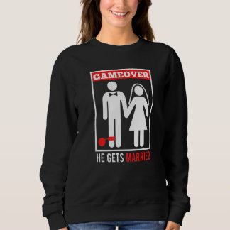 Sudadera Juego terminado esposo novio despedida de soltero