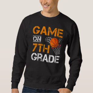 Sudadera Juegos de 7º Grado de Baloncesto De Vuelta A La Cu