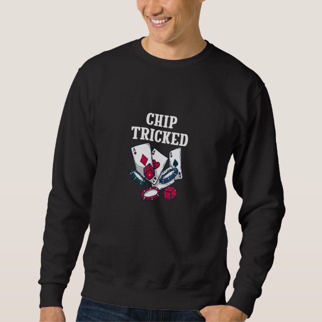 Sudadera Juegos de apuestas de Texas Holdem 105 (Anverso)