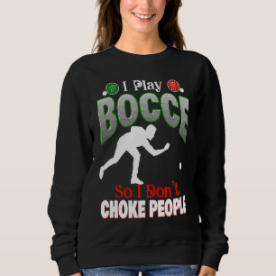 Sudadera Juegos de Bolos de Césped para Adultos Rey o Reina