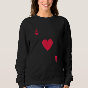 Sudadera Juegos de cartas de juego de póquer Ace Heart Gamb