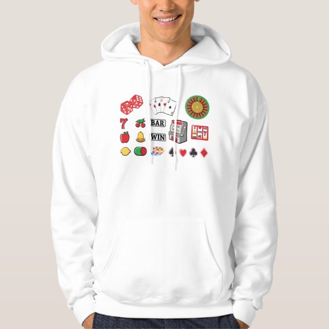 Sudadera Juegos de Casino de juegos de azar (Anverso)