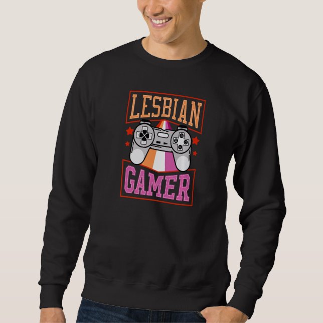 Sudadera Juegos de video de lesbianas - adolescente estétic (Anverso)