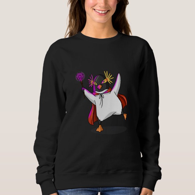 Sudadera Juegos Mágicos de Animales Pingüinos Rpg (Anverso)