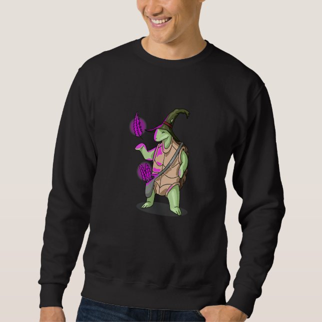 Sudadera Juegos Mágicos de Rpg Turtle Magicie Animal (Anverso)