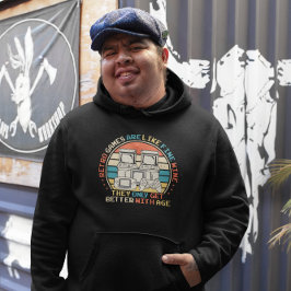 Sudadera Juegos Retro Era Como El Vino Bueno - Videojuego