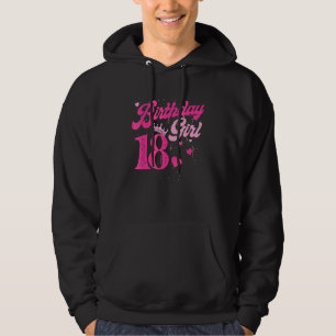 Sudadera Jueves 18.º cumpleaños Chica Corona Judía de 18 añ