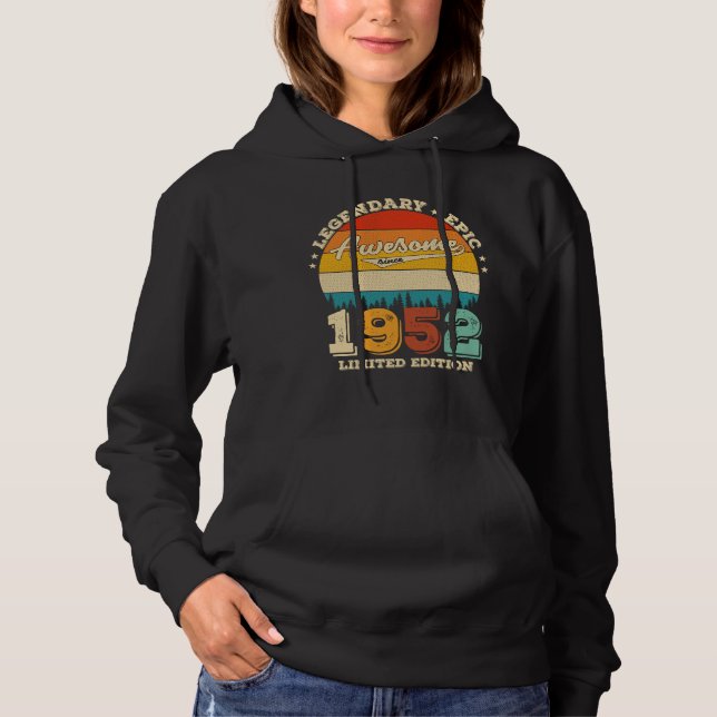 Sudadera Jueves 1952: Impresionante regalo de cumpleaños nú (Anverso)