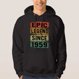 Sudadera Jueves 1959 Leyenda épica 66º cumpleaños