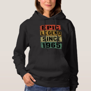 Sudadera Jueves 1965 Leyenda épica 60 cumpleaños