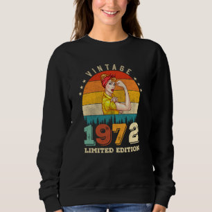 Sudadera Jueves 1972 Vintage 53a cumpleaños mujeres