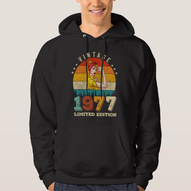 Sudadera Jueves 1977 Vintage 48 Años (Anverso)