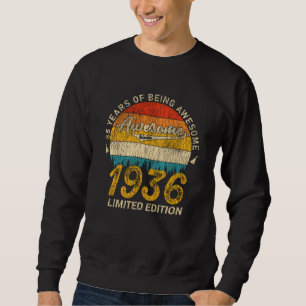 Sudadera Jueves de cumpleaños 1936, 89 años, increíble rega