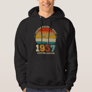 Sudadera Jueves de cumpleaños 1937, 88 años, increíble rega