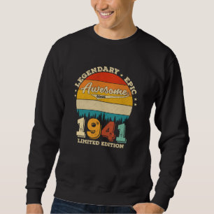 Sudadera Jueves de cumpleaños 1941, 84 años, increíble rega