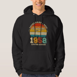 Sudadera Jueves de cumpleaños 1958, 67 años, increíble rega