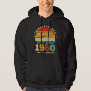 Sudadera Jueves de cumpleaños 1960, 65 años, maravilloso re