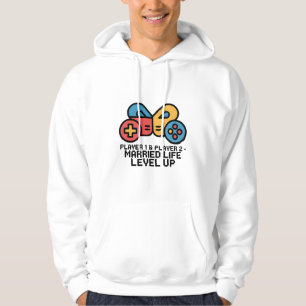 Sudadera Jugador 1 y 2 Gamer Casado