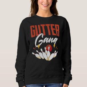 Sudadera Jugador Bowling Gutter Gang Humor Deportivo Bowler