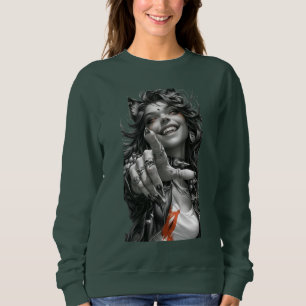 Sudadera Jugador Chica de Gato