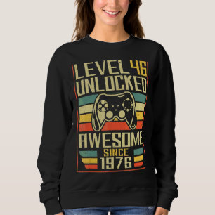 Sudadera Jugador Cumpleaños 46 Hombres Mujeres Jugando Impr