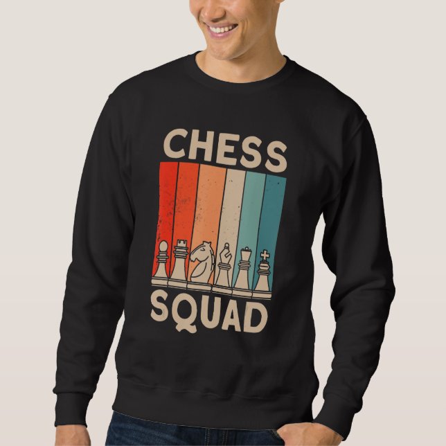 Sudadera Jugador de ajedrez (Anverso)