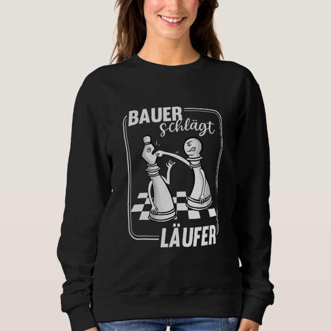 Sudadera Jugador de ajedrez Chess Bauer Beats Runner (Anverso)