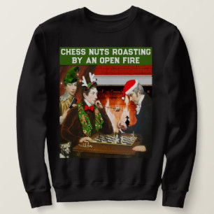 Sudadera Jugador de Ajedrez Navidad