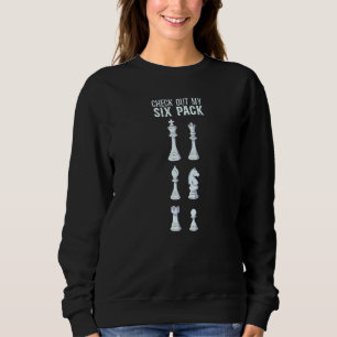 Sudadera Jugador de ajedrez Piece Vintage Six Pack