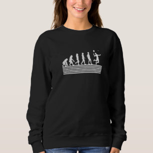Sudadera Jugador de bádminton gráfico de evolución Volante 