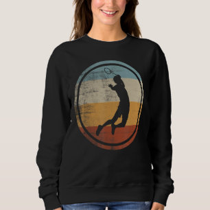 Sudadera Jugador de Badminton retro vintage